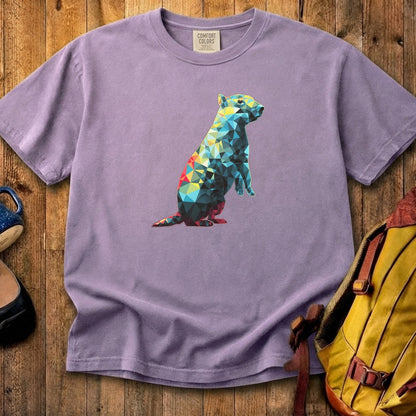 Prairie Dog Mosaic Cotton T-Shirt