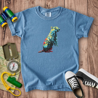 Prairie Dog Mosaic Kids Cotton T-Shirt