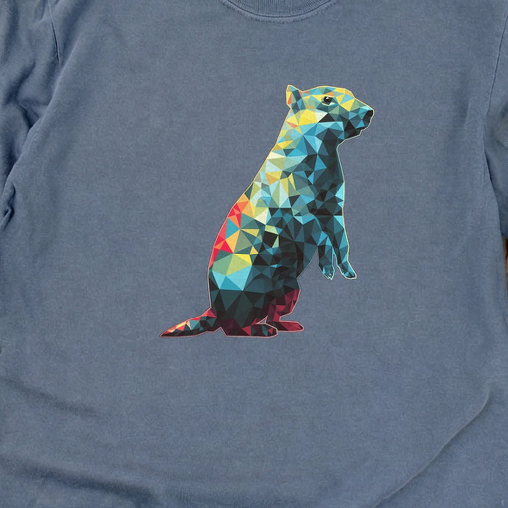 Prairie Dog Mosaic Cotton Long Sleeve