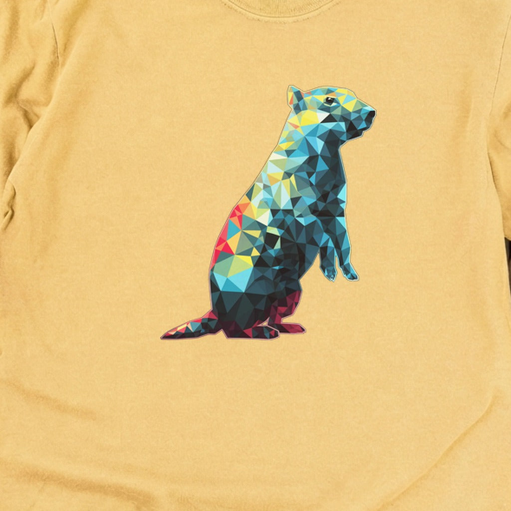 Prairie Dog Mosaic Cotton Long Sleeve
