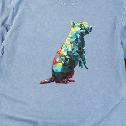 Prairie Dog Mosaic Cotton Long Sleeve