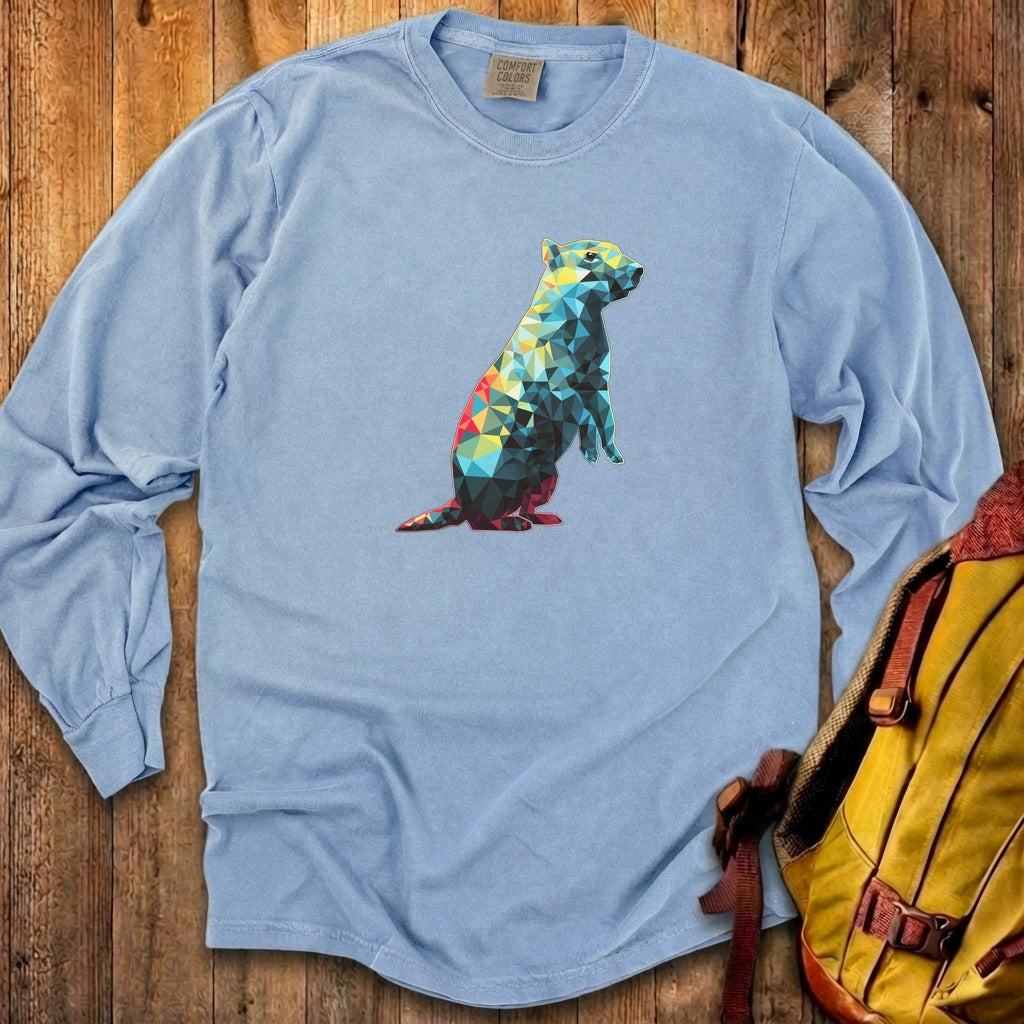 Prairie Dog Mosaic Cotton Long Sleeve