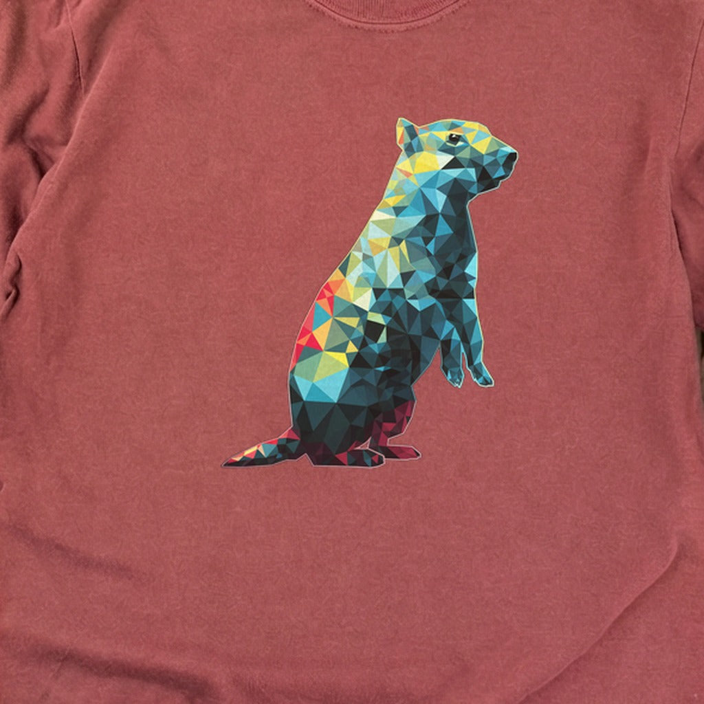 Prairie Dog Mosaic Cotton Long Sleeve