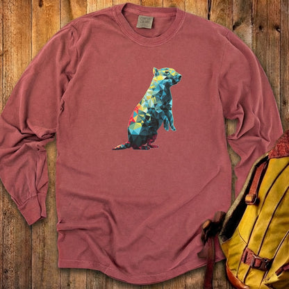 Prairie Dog Mosaic Cotton Long Sleeve