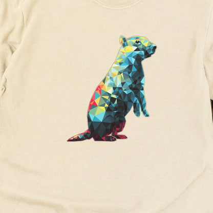 Prairie Dog Mosaic Cotton Long Sleeve