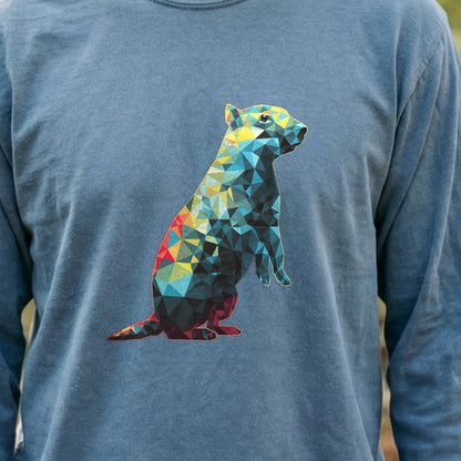Prairie Dog Mosaic Cotton Long Sleeve