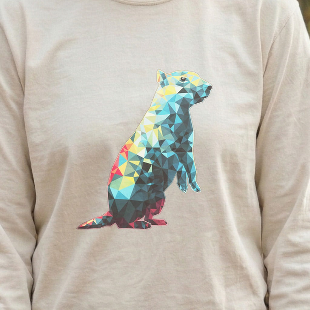Prairie Dog Mosaic Cotton Long Sleeve