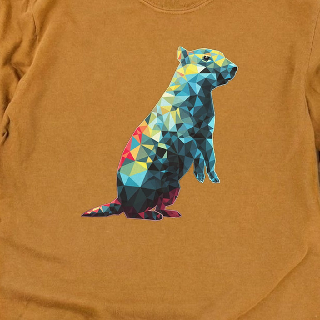 Prairie Dog Mosaic Cotton Long Sleeve
