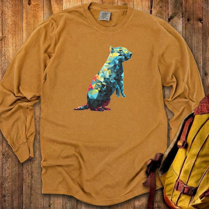 Prairie Dog Mosaic Cotton Long Sleeve