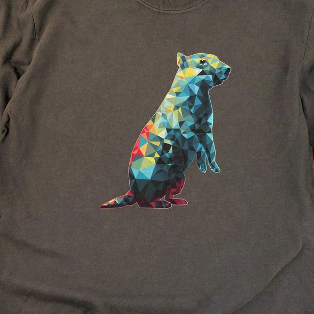Prairie Dog Mosaic Cotton Long Sleeve