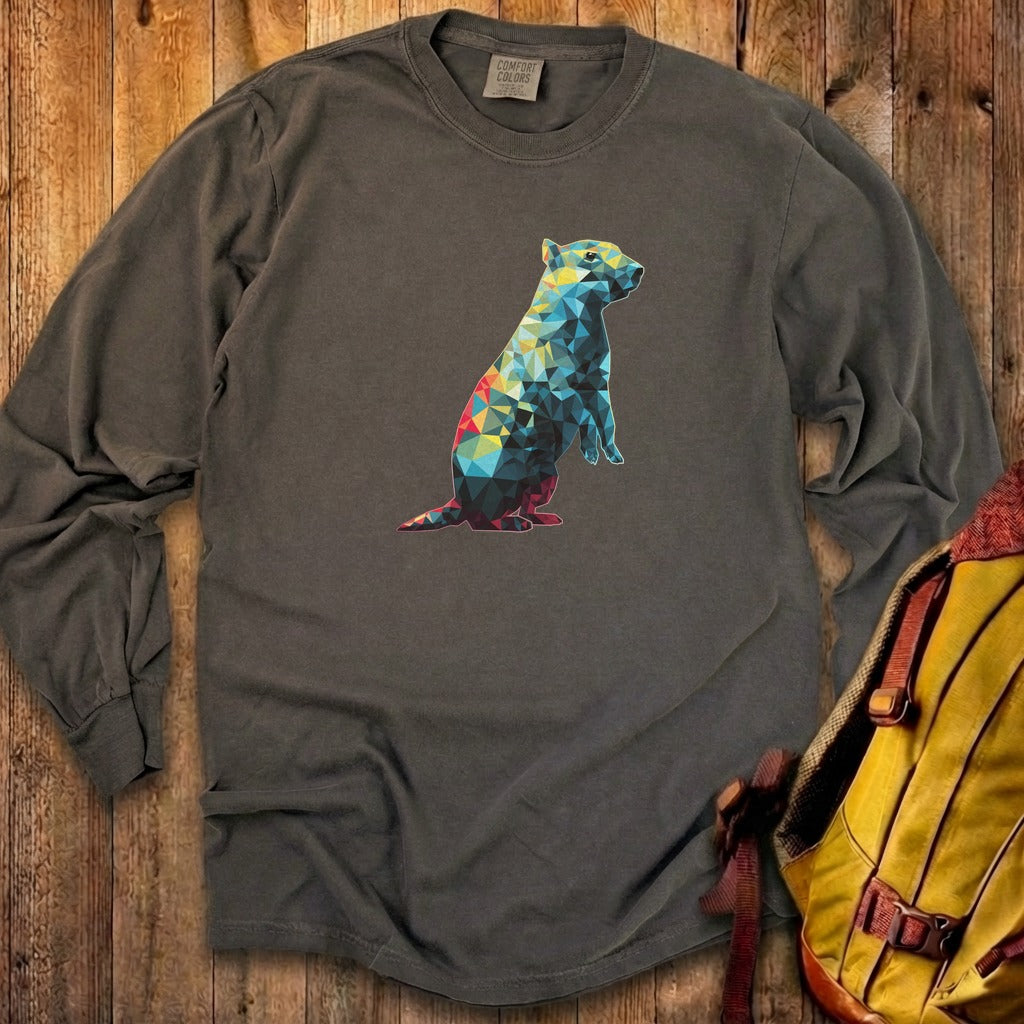 Prairie Dog Mosaic Cotton Long Sleeve