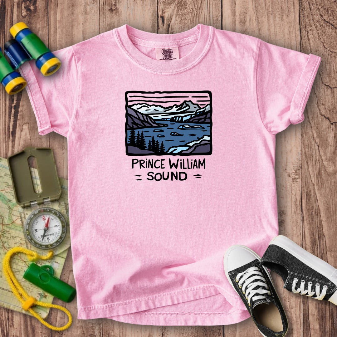 Prince William Sound Kids Cotton T-Shirt