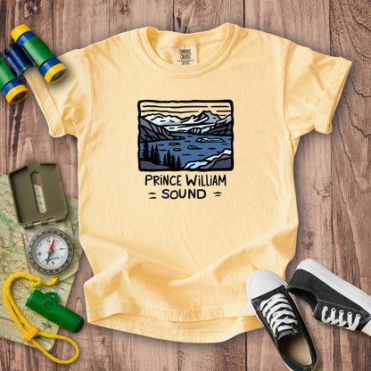 Prince William Sound Kids Cotton T-Shirt