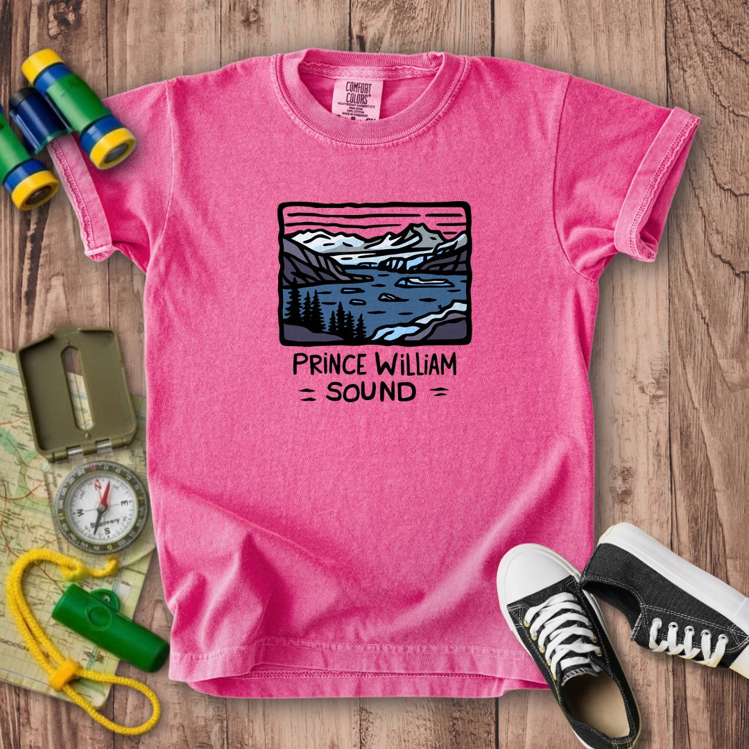 Prince William Sound Kids Cotton T-Shirt
