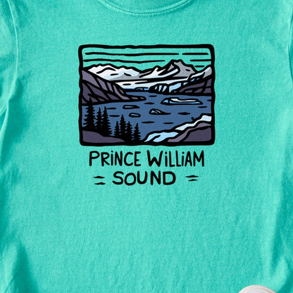 Prince William Sound Kids Cotton T-Shirt