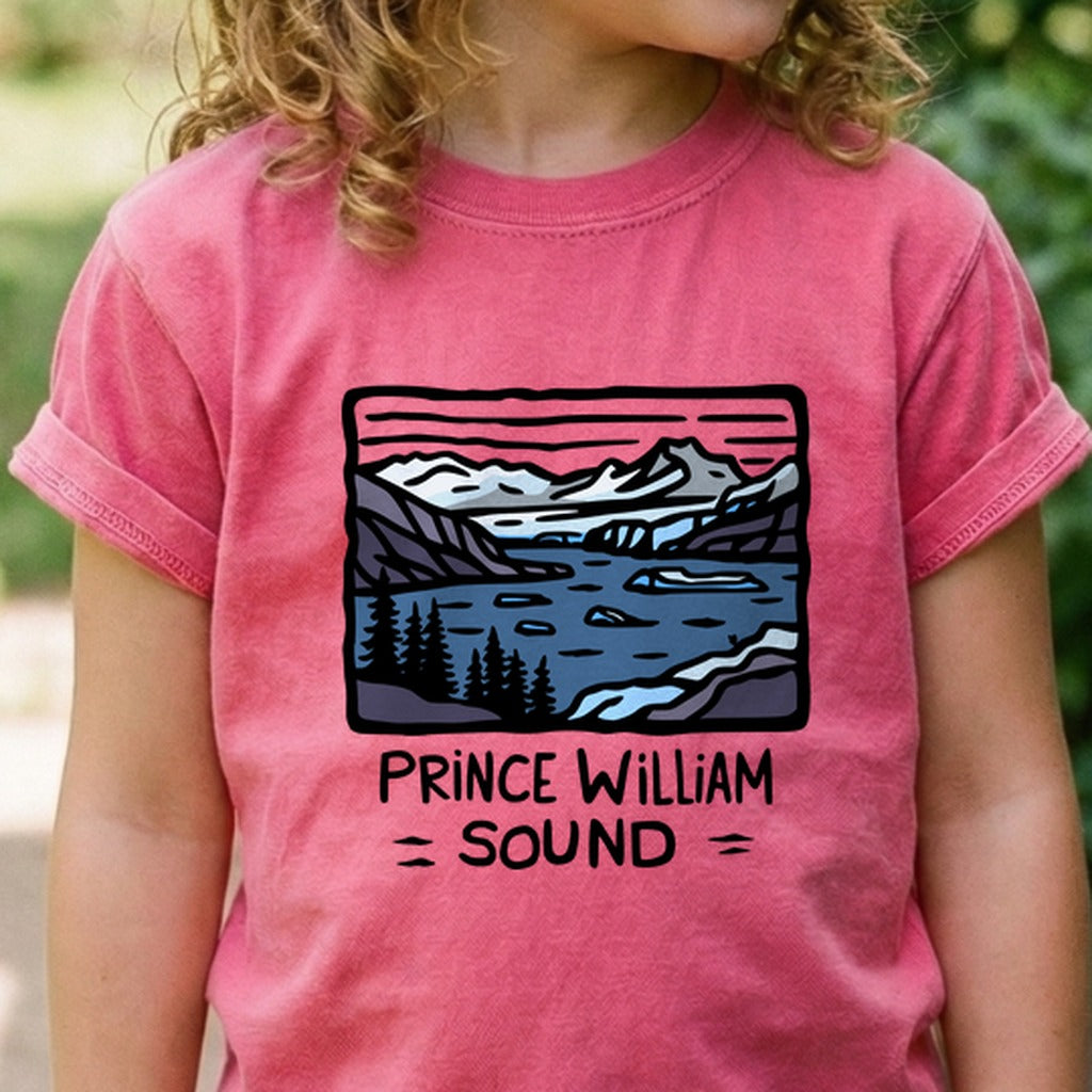 Prince William Sound Kids Cotton T-Shirt
