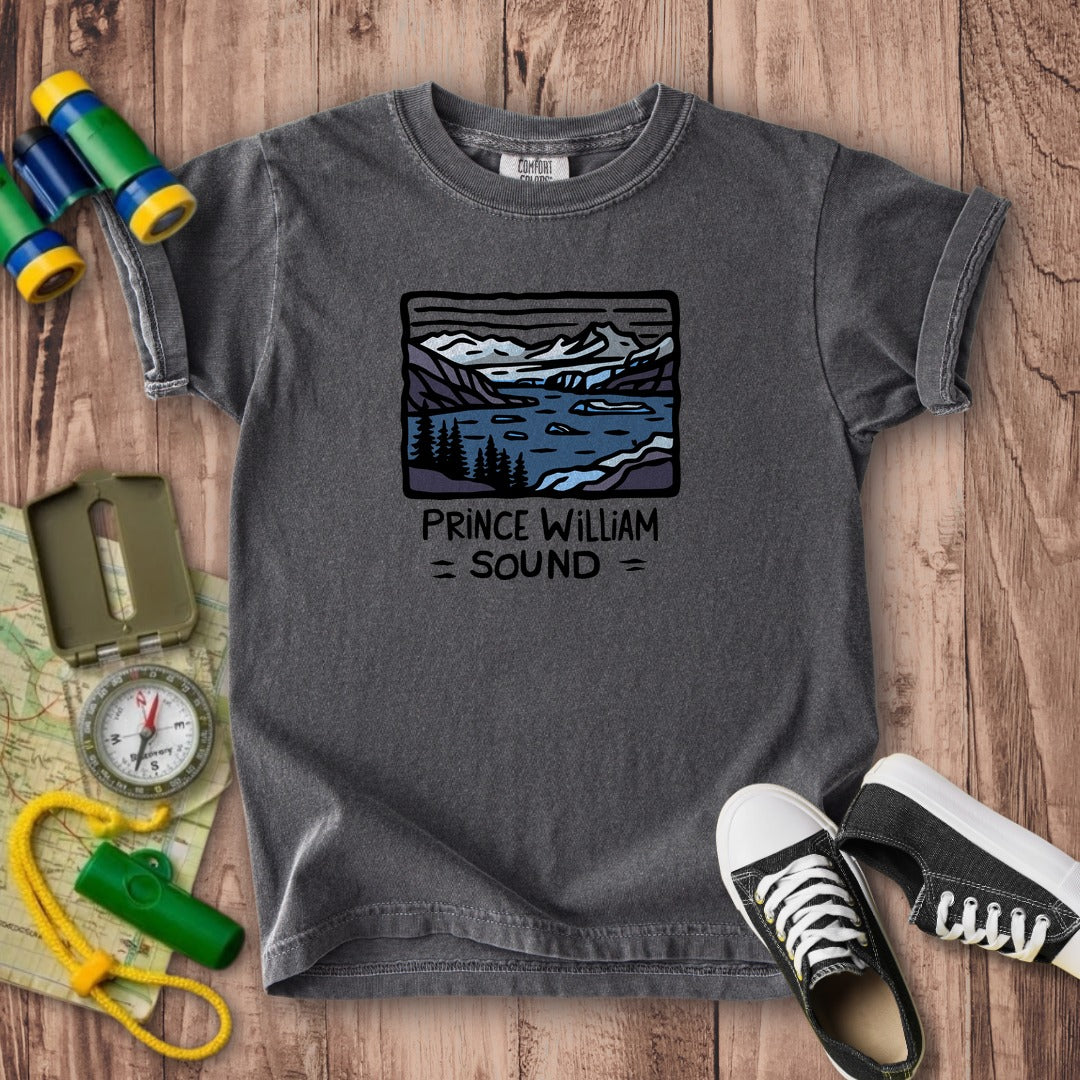 Prince William Sound Kids Cotton T-Shirt