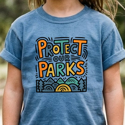 Protect Our Parks 2 Kids Cotton T-Shirt