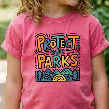 Protect Our Parks 2 Kids Cotton T-Shirt