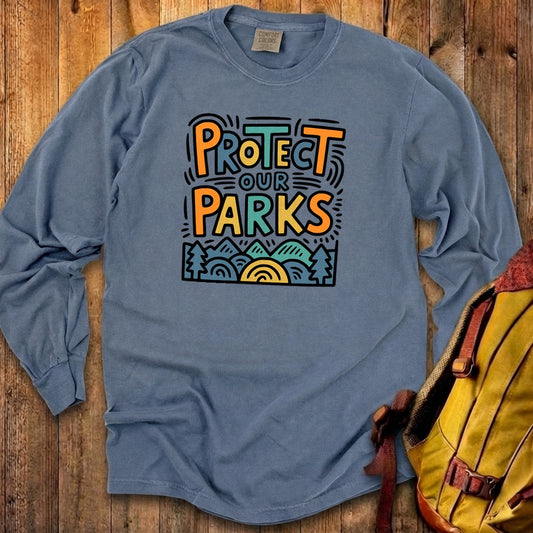 Protect Our Parks 2 Cotton Long Sleeve