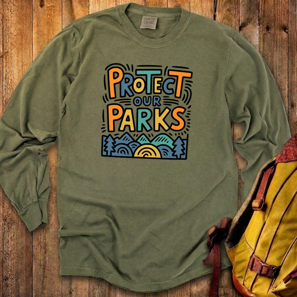 Protect Our Parks 2 Cotton Long Sleeve