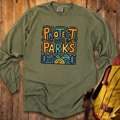 Protect Our Parks 2 Cotton Long Sleeve