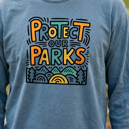 Protect Our Parks 2 Cotton Long Sleeve