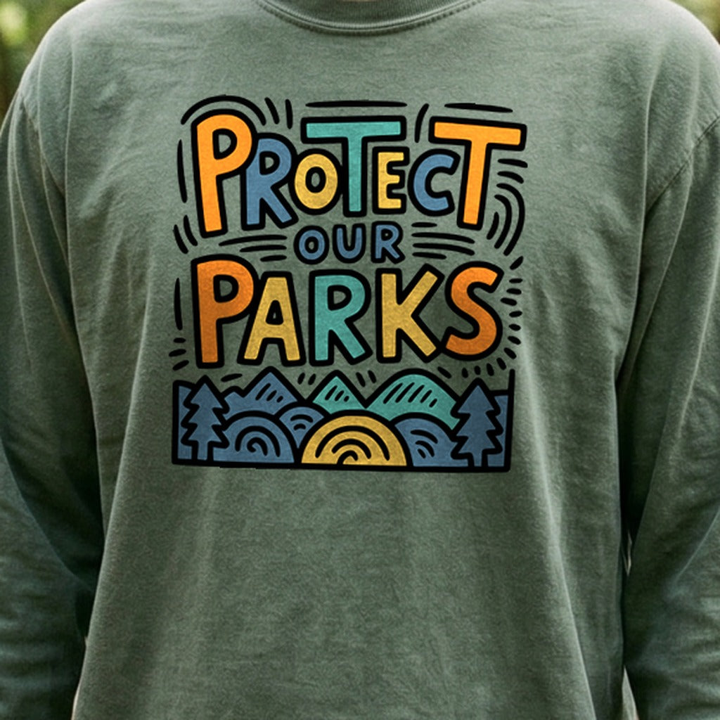 Protect Our Parks 2 Cotton Long Sleeve