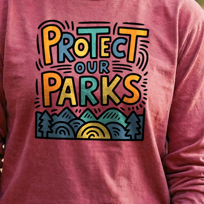 Protect Our Parks 2 Cotton Long Sleeve