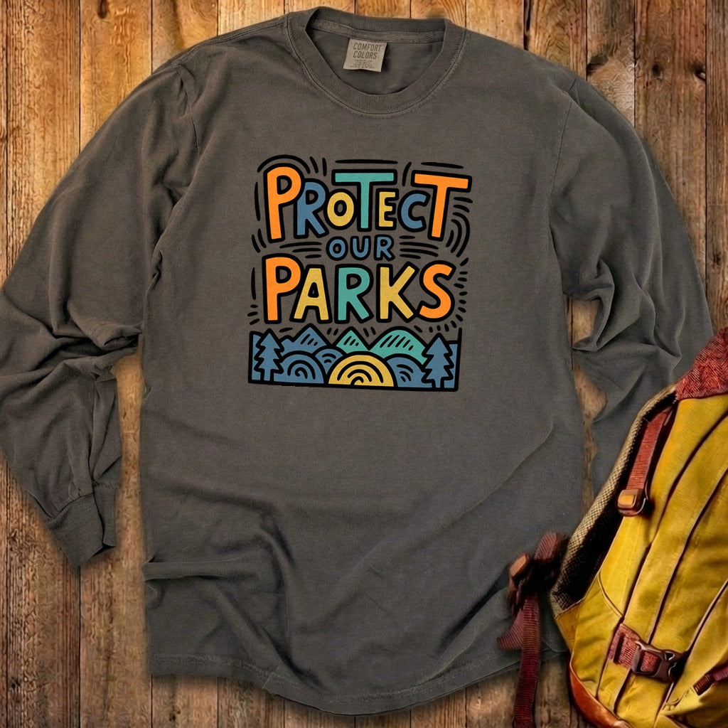 Protect Our Parks 2 Cotton Long Sleeve