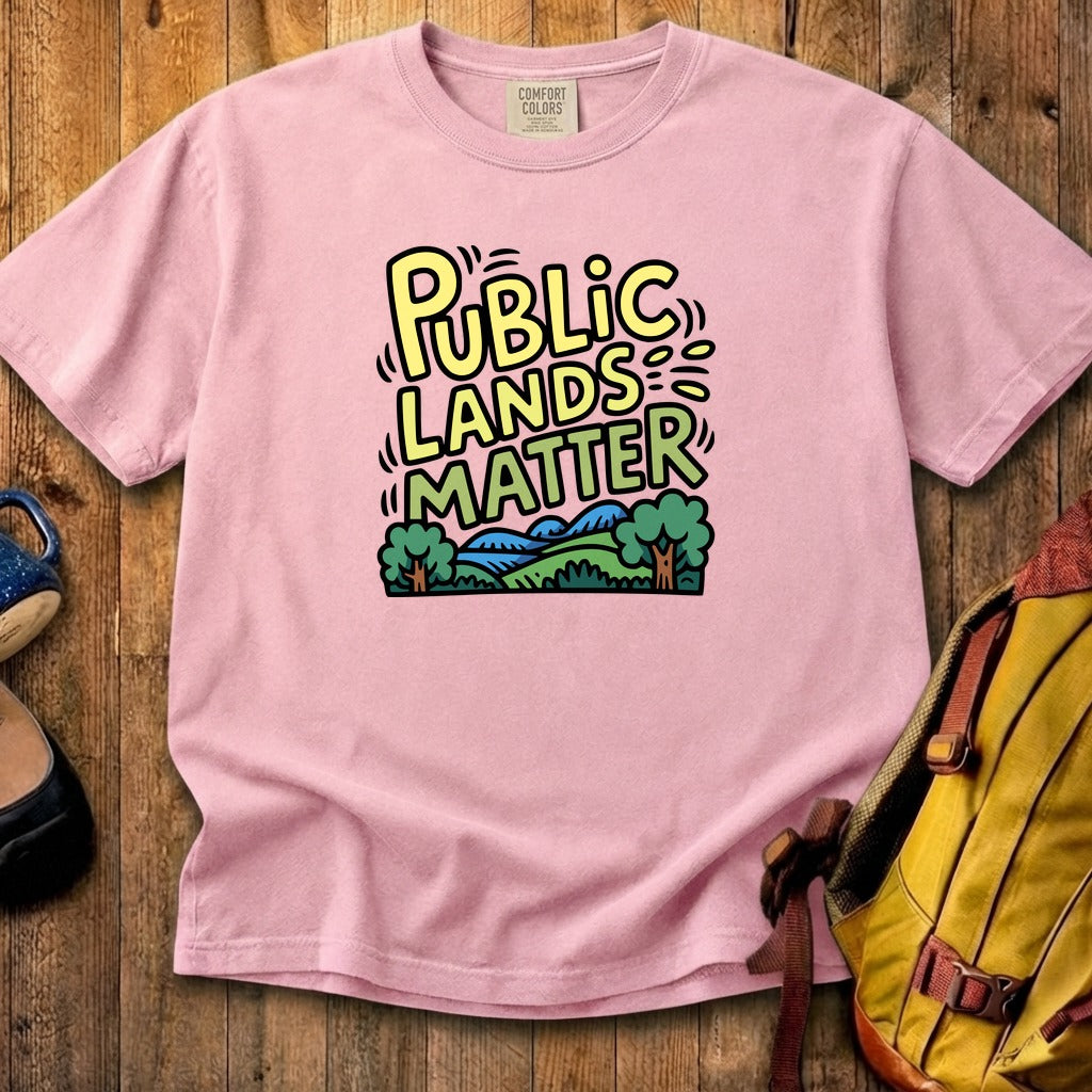 Public Lands Matter Cotton T-Shirt