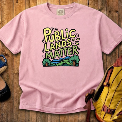 Public Lands Matter Cotton T-Shirt
