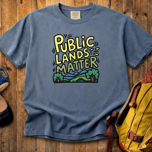 Public Lands Matter Cotton T-Shirt
