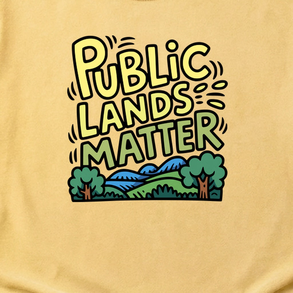 Public Lands Matter Cotton T-Shirt