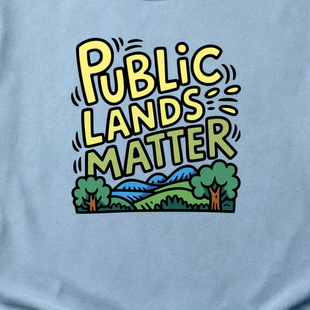 Public Lands Matter Cotton T-Shirt