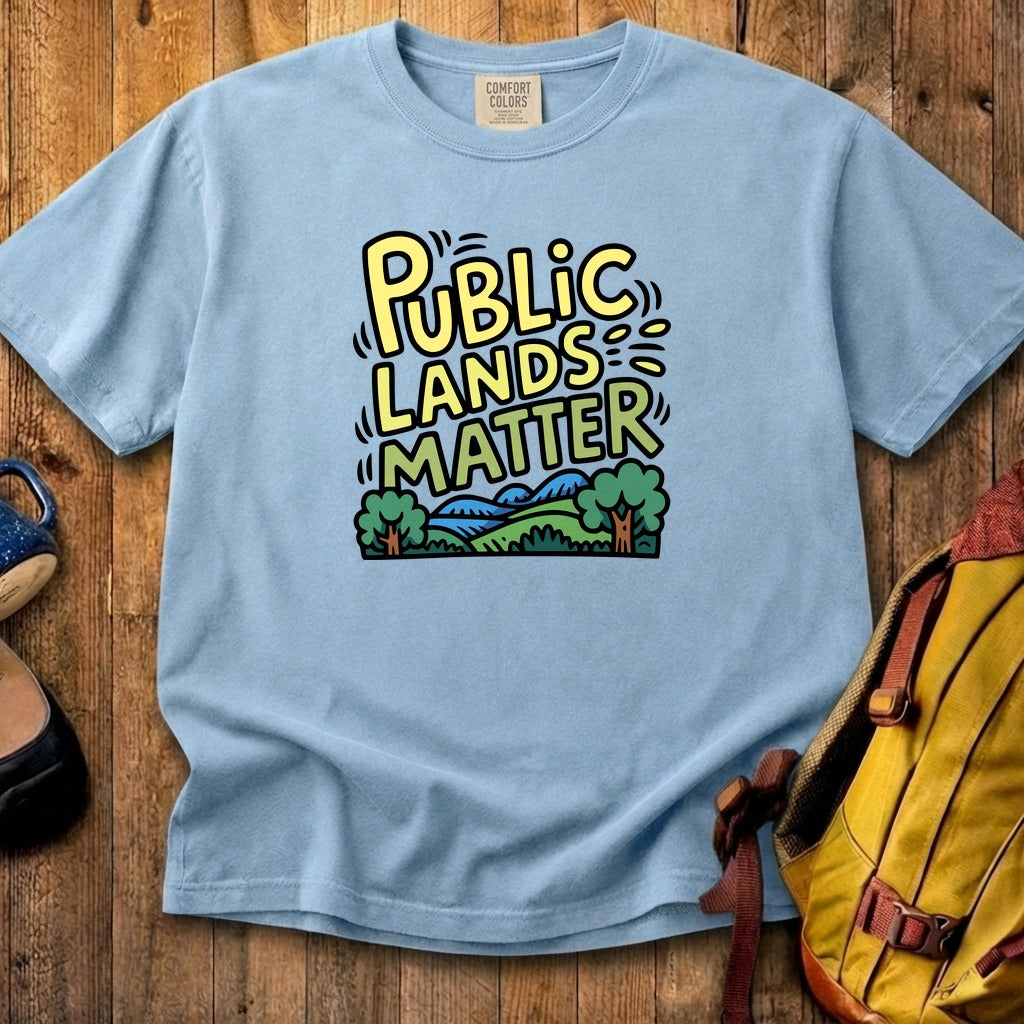 Public Lands Matter Cotton T-Shirt
