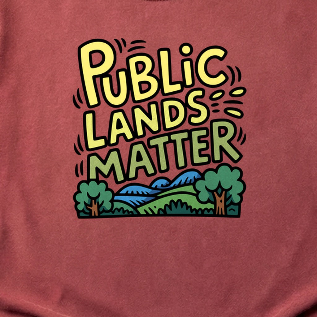 Public Lands Matter Cotton T-Shirt