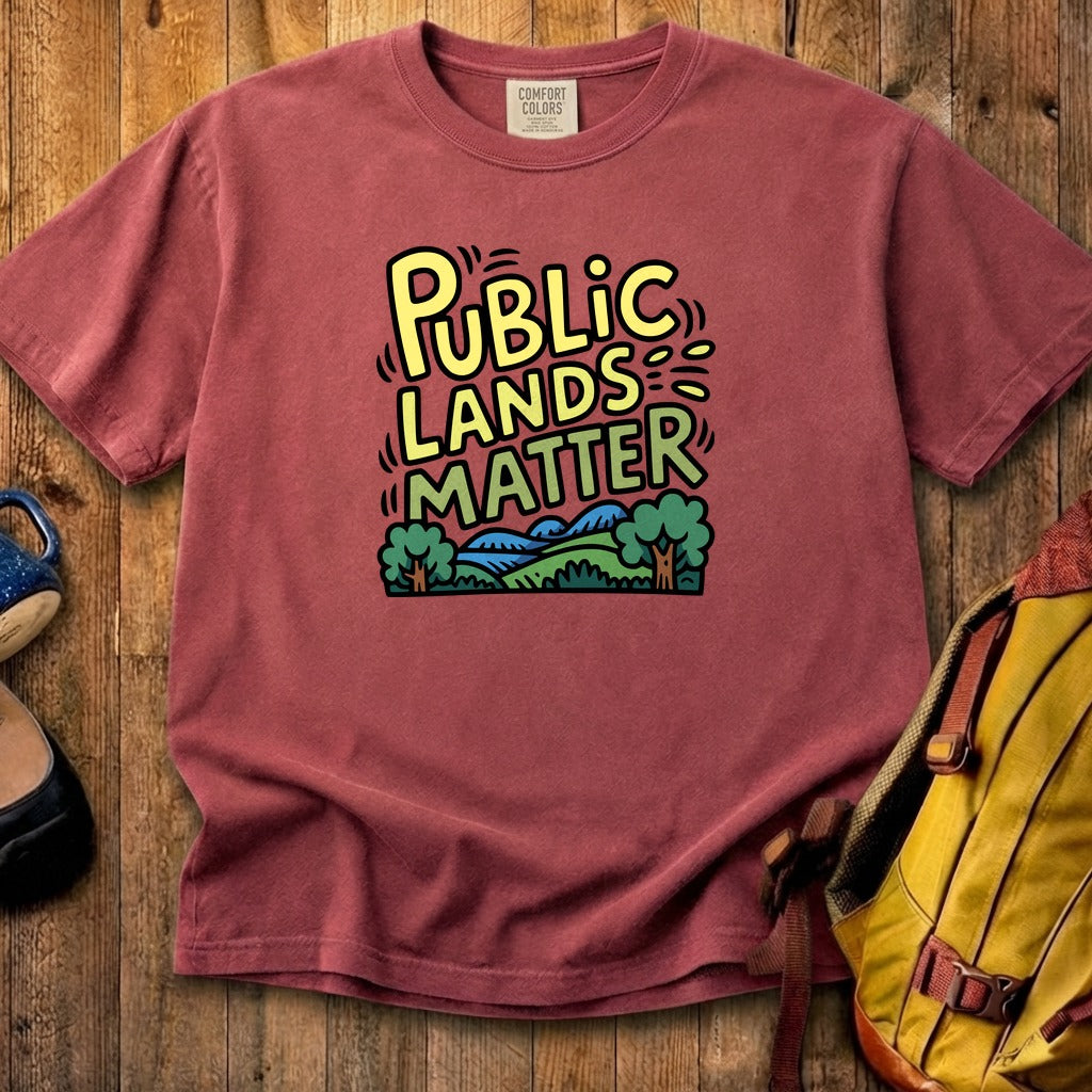 Public Lands Matter Cotton T-Shirt