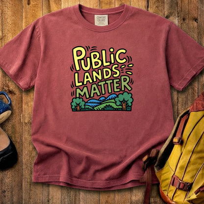Public Lands Matter Cotton T-Shirt