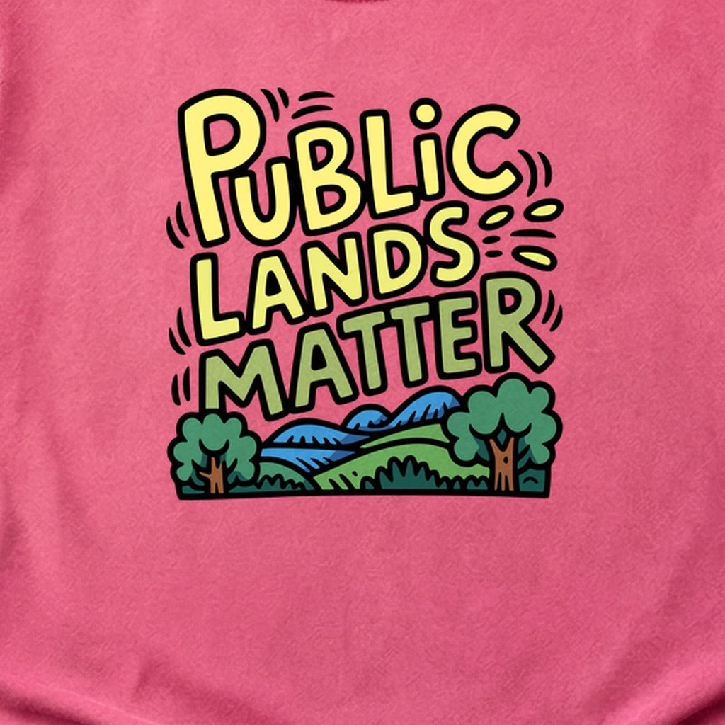 Public Lands Matter Cotton T-Shirt