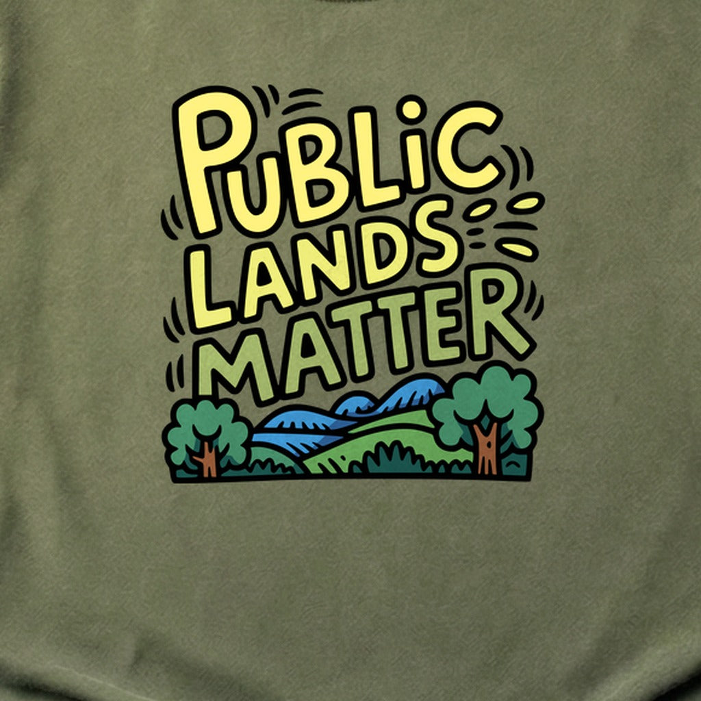 Public Lands Matter Cotton T-Shirt