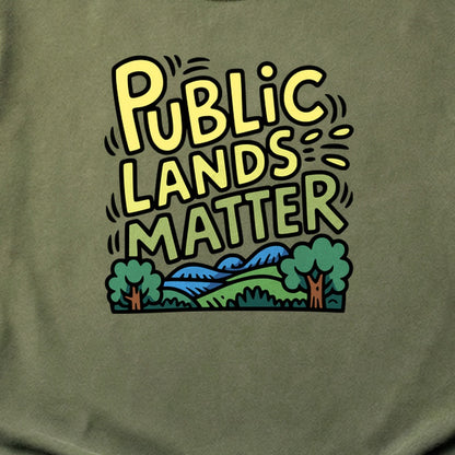 Public Lands Matter Cotton T-Shirt