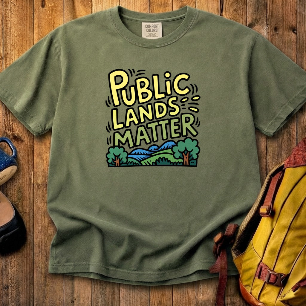 Public Lands Matter Cotton T-Shirt
