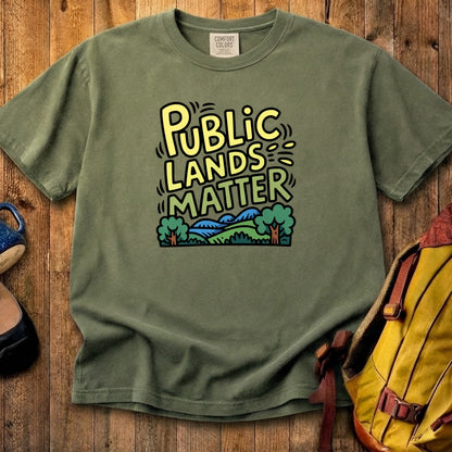 Public Lands Matter Cotton T-Shirt