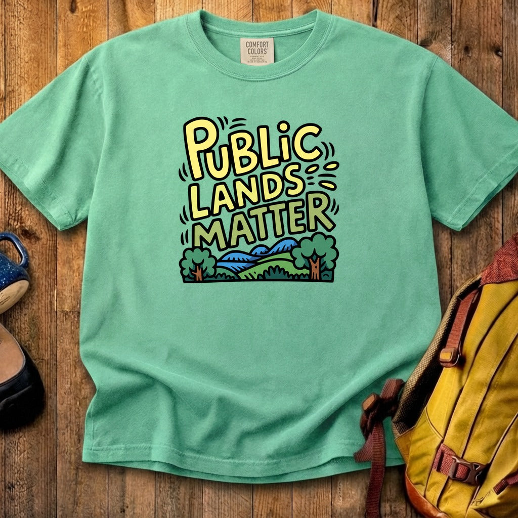 Public Lands Matter Cotton T-Shirt
