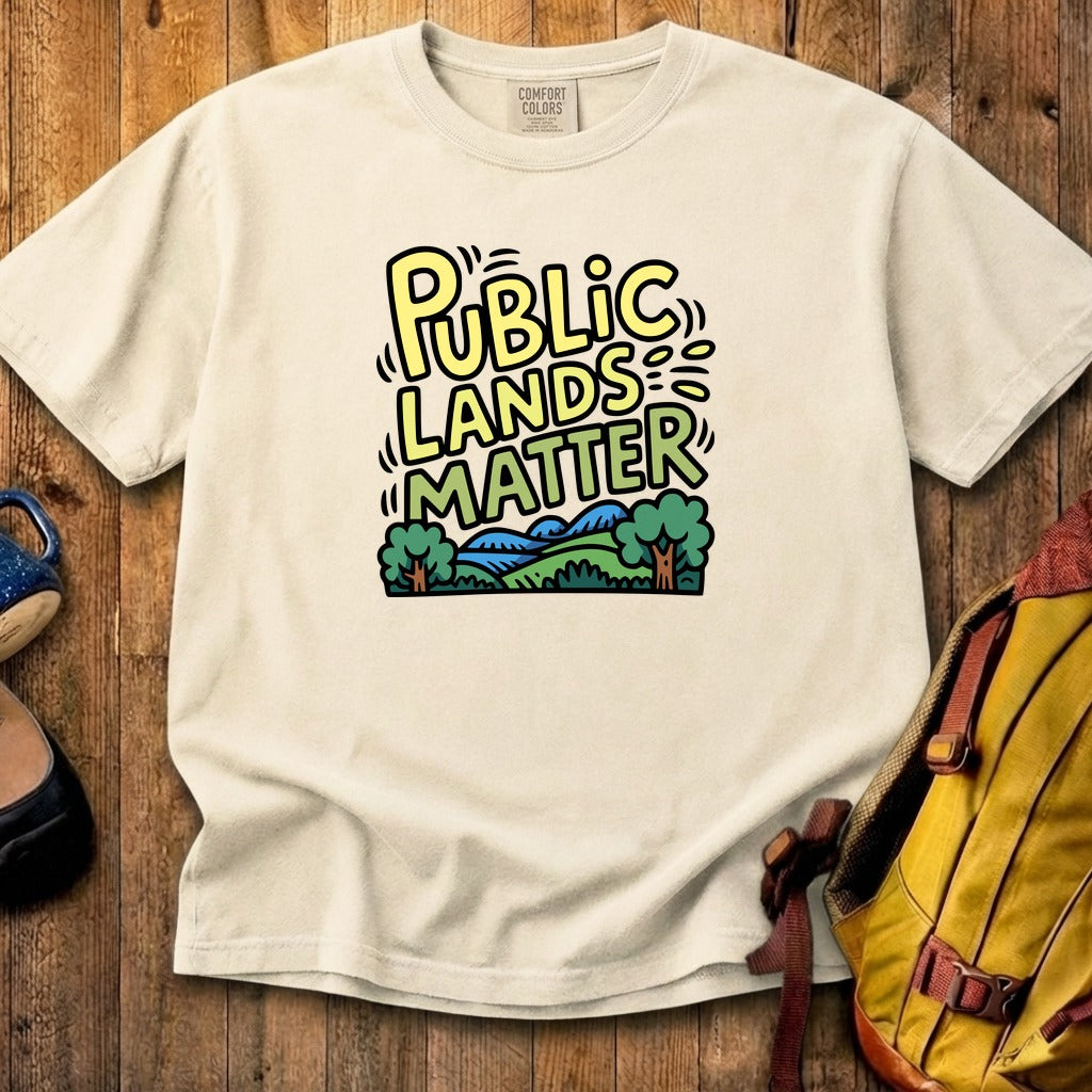 Public Lands Matter Cotton T-Shirt