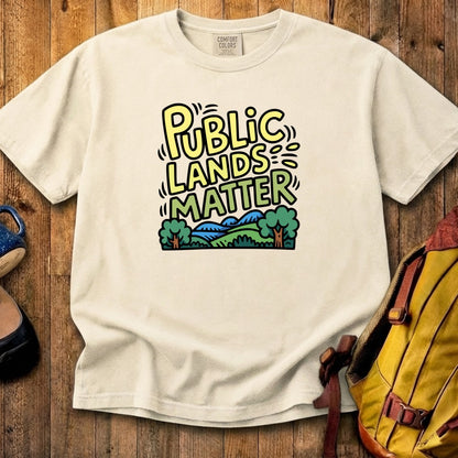 Public Lands Matter Cotton T-Shirt