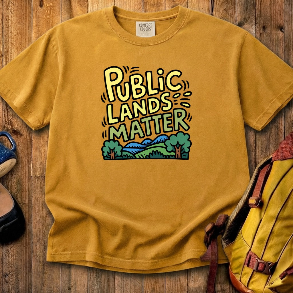 Public Lands Matter Cotton T-Shirt