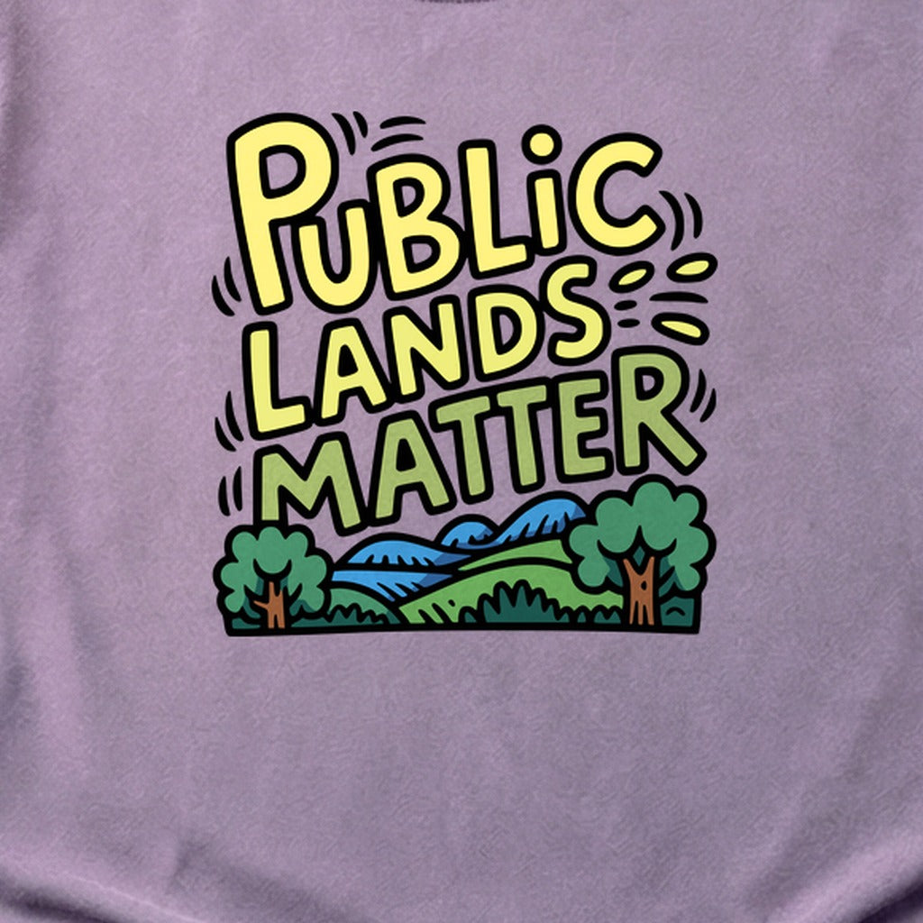 Public Lands Matter Cotton T-Shirt