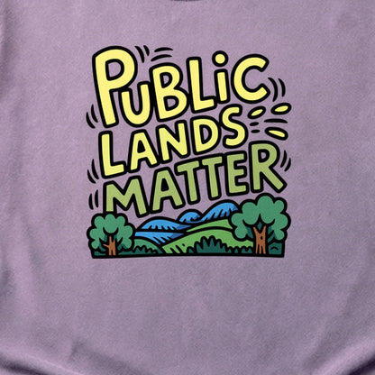 Public Lands Matter Cotton T-Shirt
